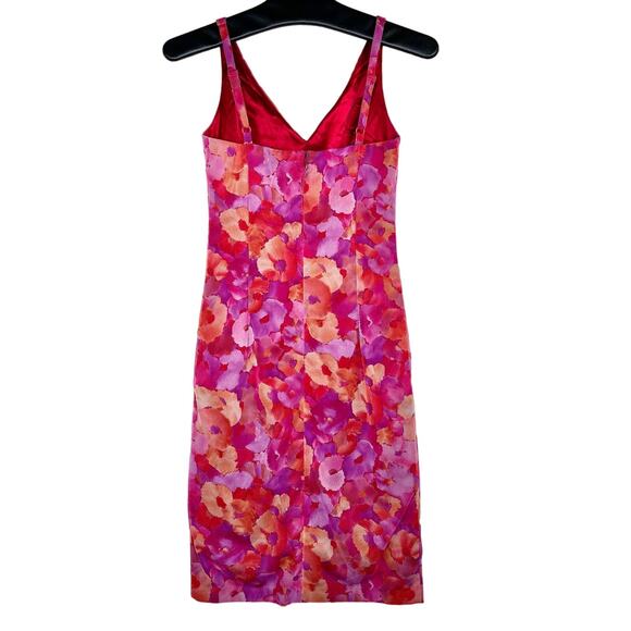 Ticci Tonetto Floral Barbie Bodycon Slip Dress Small - Picture 3 of 13